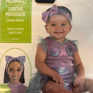 Mermaid Magic Infant Costume - Purple and Blue